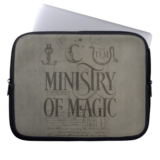 Harry Potter Spell | MINISTRY OF MAGIC Laptop Sleeve (Front)