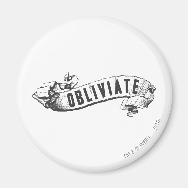 Harry Potter Spell | Obliviate Magnet (Front)