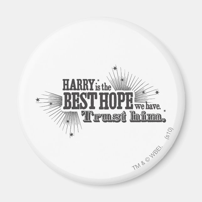 Harry Potter Spell | Our Best Hope Magnet (Front)