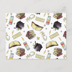 HARRY POTTER™ Spells & Books Pattern Postcard