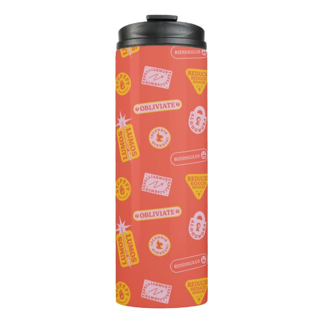 HARRY POTTER™ | Spells Pattern Thermal Tumbler (Front)