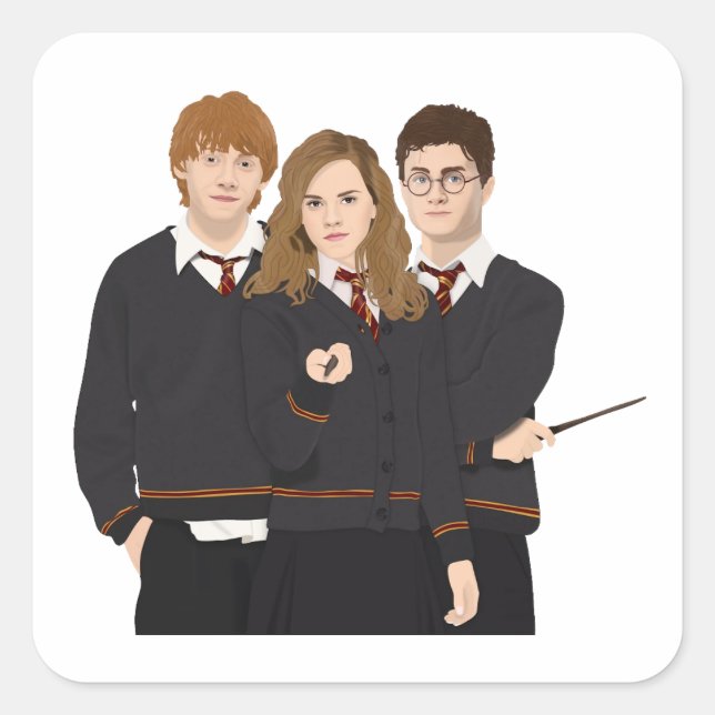 Harry Potter Square Sticker (Front)