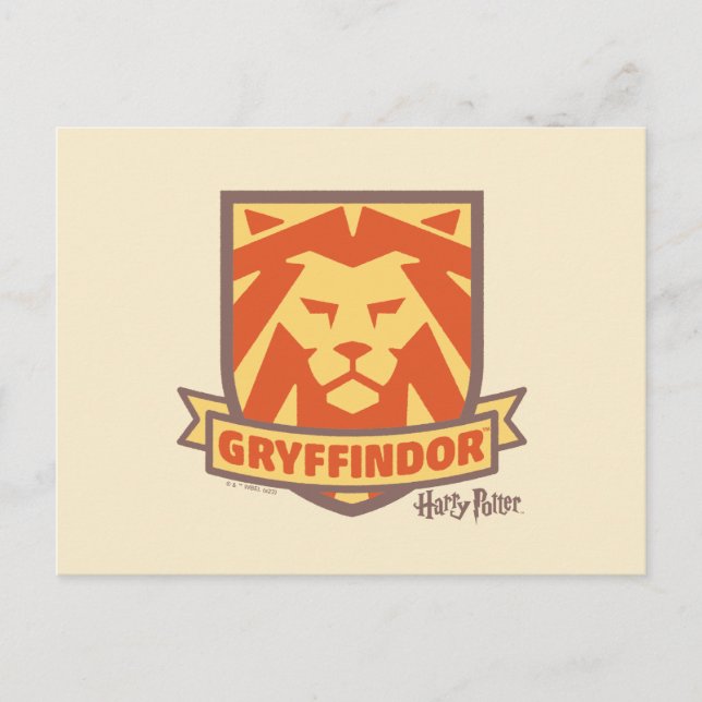 HARRY POTTER™ | Summer Magic GRYFFINDOR™ Crest Postcard (Front)