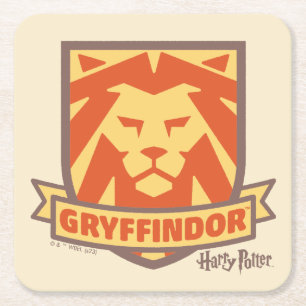 HARRY POTTER™   Summer Magic GRYFFINDOR™ Crest Square Paper Coaster