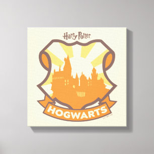 HARRY POTTER™   Summer Magic HOGWARTS™ Crest Canvas Print