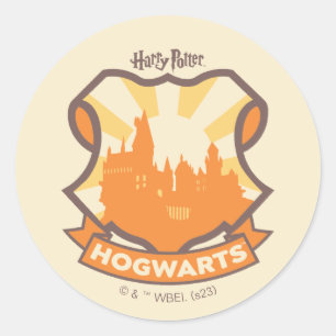 HARRY POTTER™   Summer Magic HOGWARTS™ Crest Classic Round Sticker