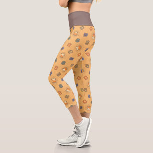 HARRY POTTER™   Summer Magic HOGWARTS™ Pattern Capri Leggings