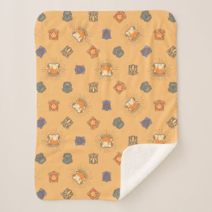 HARRY POTTER™   Summer Magic HOGWARTS™ Pattern Sherpa Blanket