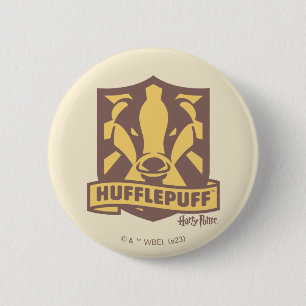 HARRY POTTER™ Summer Magic HUFFLEPUFF™ Crest 6 Cm Round Badge