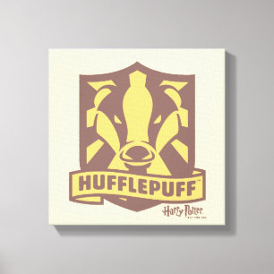HARRY POTTER™   Summer Magic HUFFLEPUFF™ Crest Canvas Print