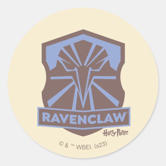 HARRY POTTER™ | Summer Magic RAVENCLAW™ Crest Classic Round Sticker (Front)