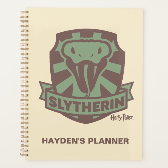 HARRY POTTER™ | Summer Magic SLYTHERIN™ Crest Planner (Front)