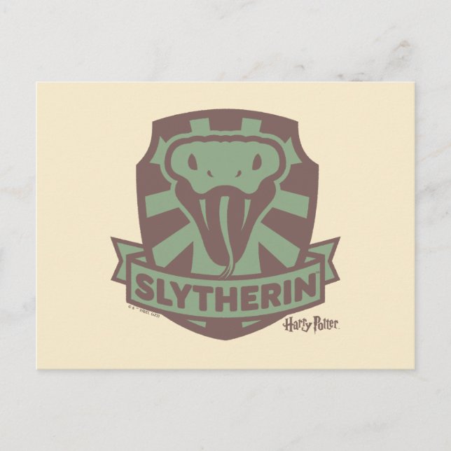 HARRY POTTER™ | Summer Magic SLYTHERIN™ Crest Postcard (Front)