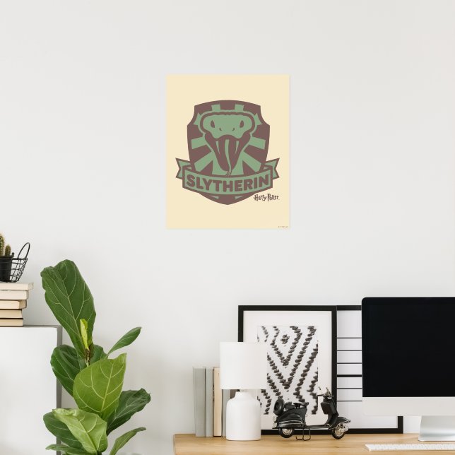 HARRY POTTER™ | Summer Magic SLYTHERIN™ Crest Poster (Home Office)