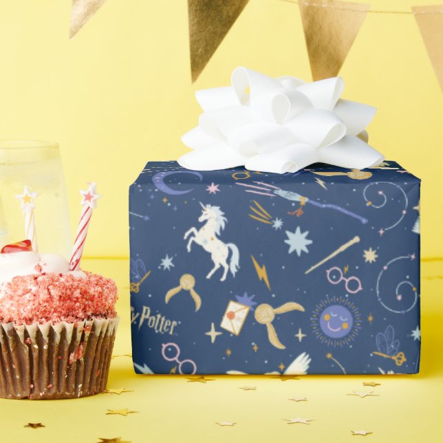 HARRY POTTER™ Summer Solstice Icon Pattern Wrapping Paper (Birthday Party)