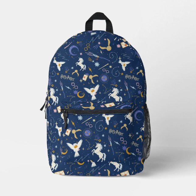 Harry Potter Summer Solstice Pattern Printed Backpack (Front)