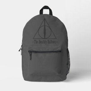 Harry Potter The Deathly Hallows Emblem Printed Backpack