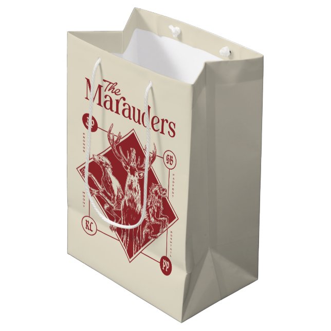 HARRY POTTER™ The Marauders Animagus Graphic Medium Gift Bag (Front Angled)
