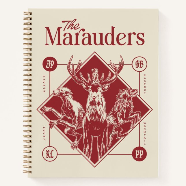HARRY POTTER™ The Marauders Animagus Graphic Notebook (Front)