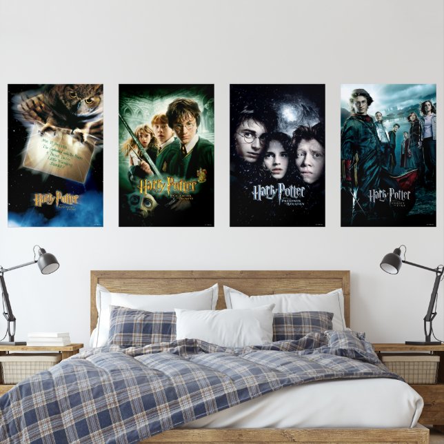 HARRY POTTER™ Theatrical Posters 1-4 (Bedroom)