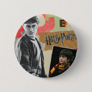 Harry Potter Then and Now 6 Cm Round Badge