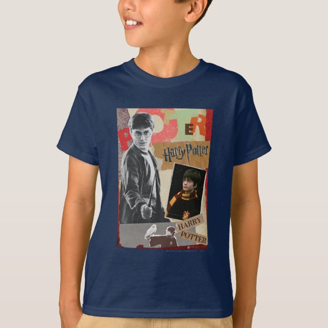 Harry Potter Then and Now T-Shirt (Front)