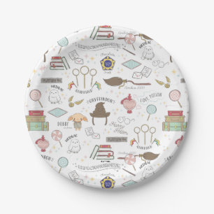 HARRY POTTER™ Tiny Magic Pattern Paper Plate