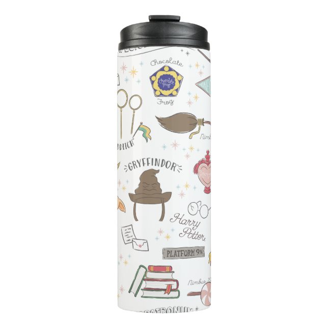 HARRY POTTER™ Tiny Magic Pattern Thermal Tumbler (Front)