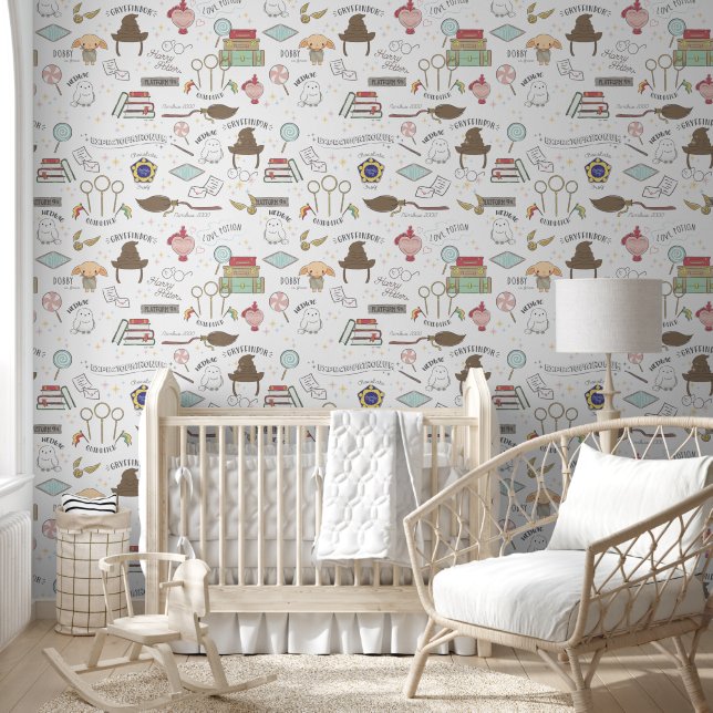 HARRY POTTER™ Tiny Magic Pattern Wallpaper (Kids)