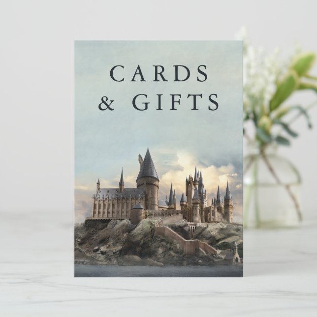 Harry Potter Wedding Cards & Gifts Sign (Standing Front)