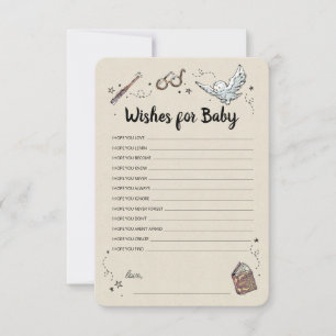 Harry Potter - Wishes for Baby Invitation