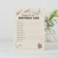 Harry Potter - Wishes for the Birthday Girl
