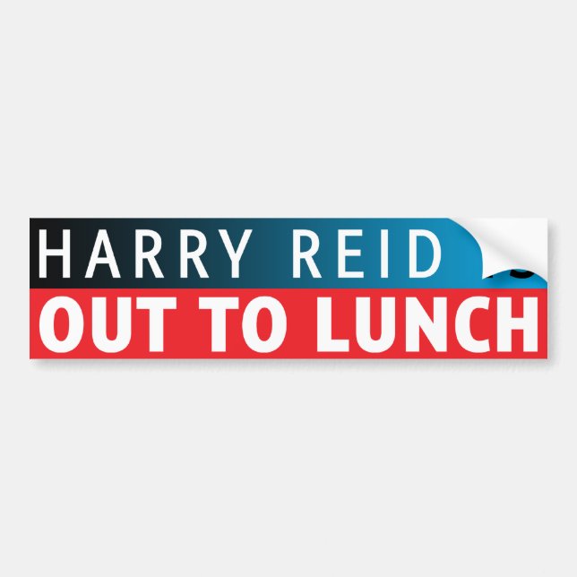 Harry Reid Bumper Sticker (Front)