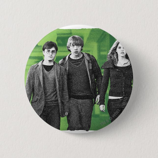 Harry, Ron, and Hermione 1 6 Cm Round Badge (Front)