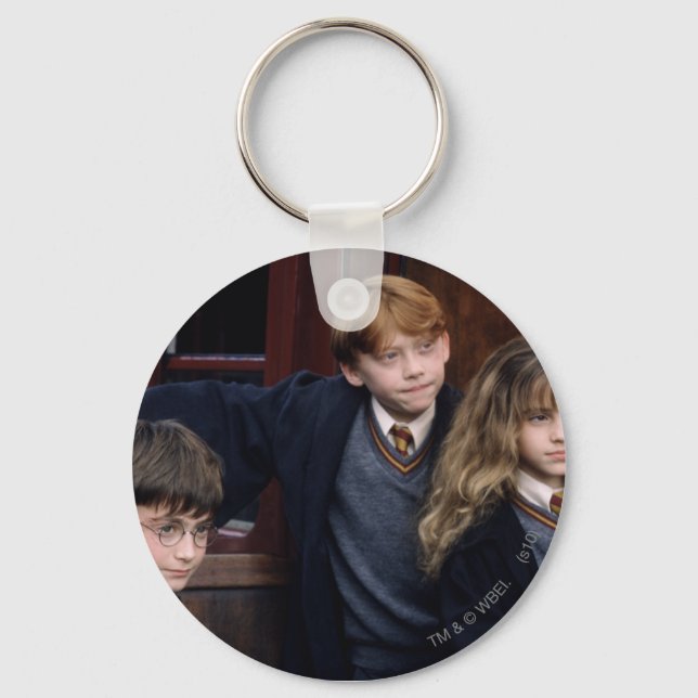 Harry, Ron, and Hermione Key Ring (Front)