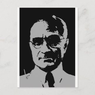 Harry S. Truman silhouette Postcard