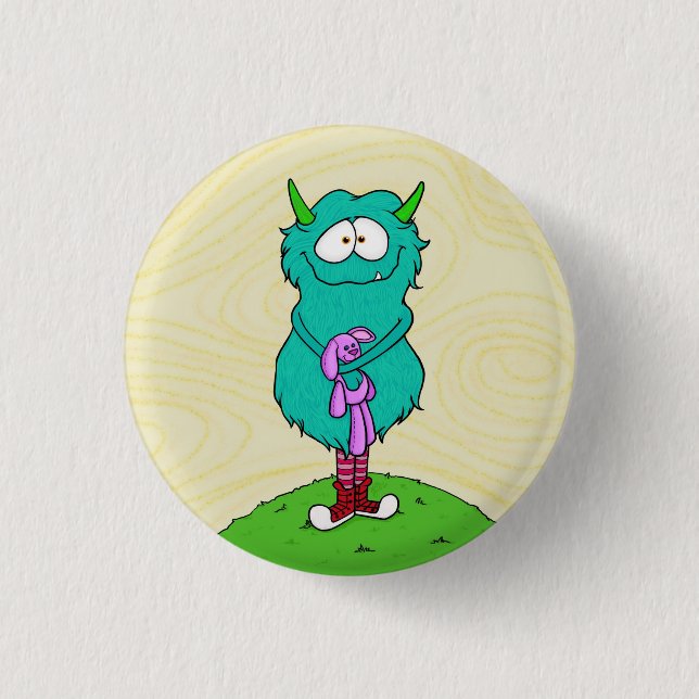 Harry & Snugglewort, button (Front)