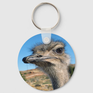 Harry the Happy Ostrich Key Ring