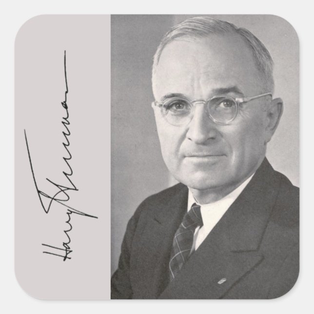 Harry Truman Sticker (Front)