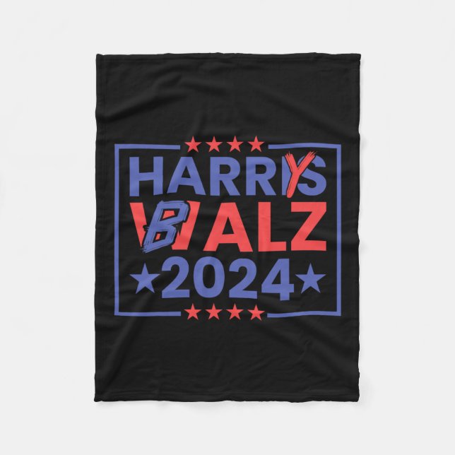 Harrys B Funny Harry B 2024  Fleece Blanket (Front)