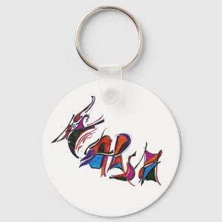 HARSH custom art work calligraphy Key Ring
