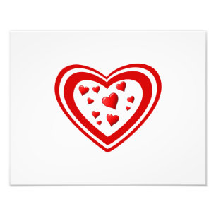 Hart full of love photo print