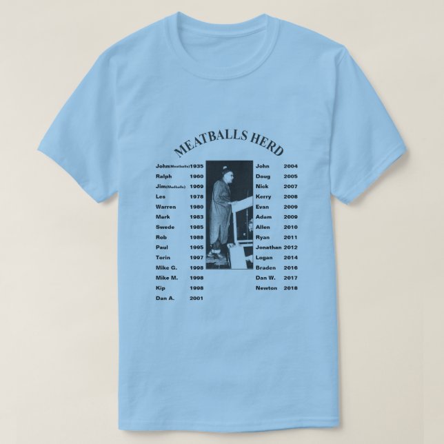 Hart Mountain Meatballs Shirt 2018 (Design Front)