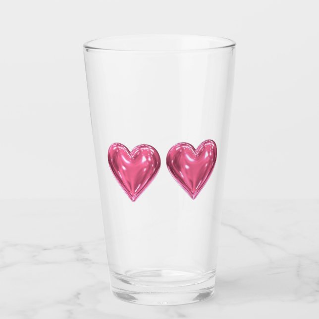 Hart pink glass (Front)