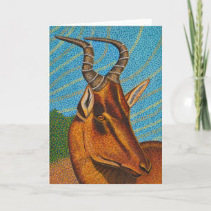 Hartebeest Greeting Card