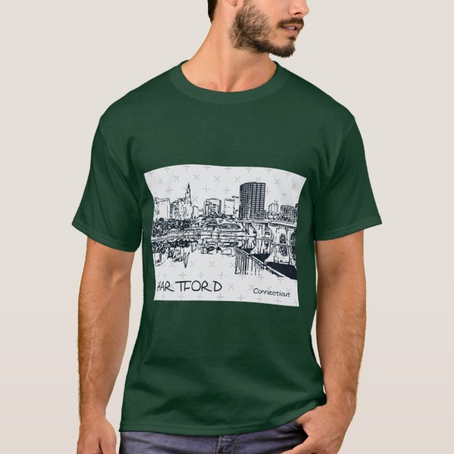 Hartford Connecticut 1 T-Shirt (Front)