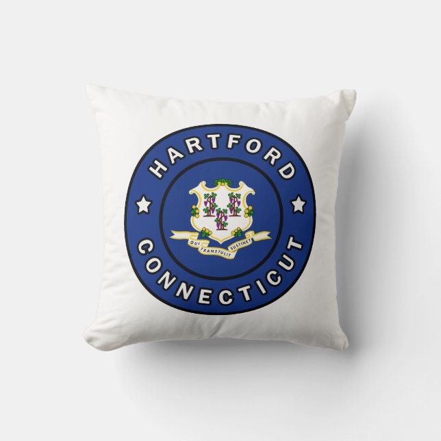 Hartford Connecticut Cushion (Front)