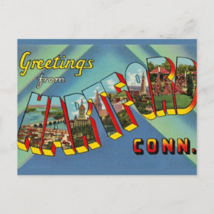 Hartford Connecticut Greeting Postcard