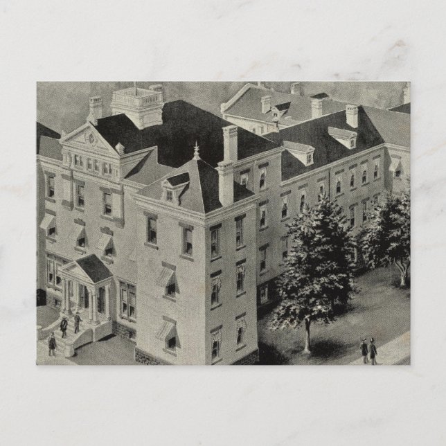 Hartford Connecticut Illustration Postcard (Front)