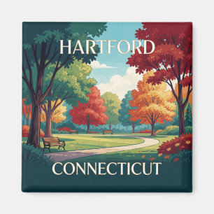 Hartford Connecticut State Capitol Landmark 🏛️ Magnet